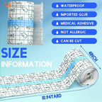 5M Waterproof PU Film for Tattoo Aftercare Protective Skin Healing Bandages Tape Medicinal Wound Dressing Medical Adhesive Tape