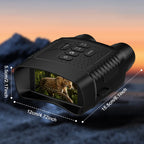 2.5K Digital Night Vision Binoculars 3" Large Screen 6X Digital Zoom Infrared Night Vision Goggles 800M Full Dark View Support Photo Video Recording Rechargeable Telescope for Hunting Camping Wildlife Observation Security Sur