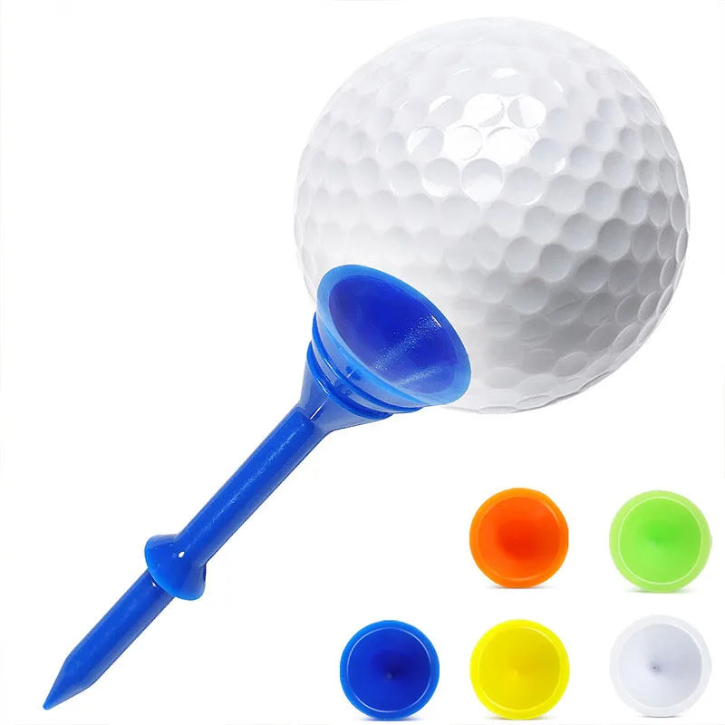 Golf Tees Plastic 83mm Big Cup Plus Scale Tee 50pcs Random Colors Accessories Sport TE007-P
