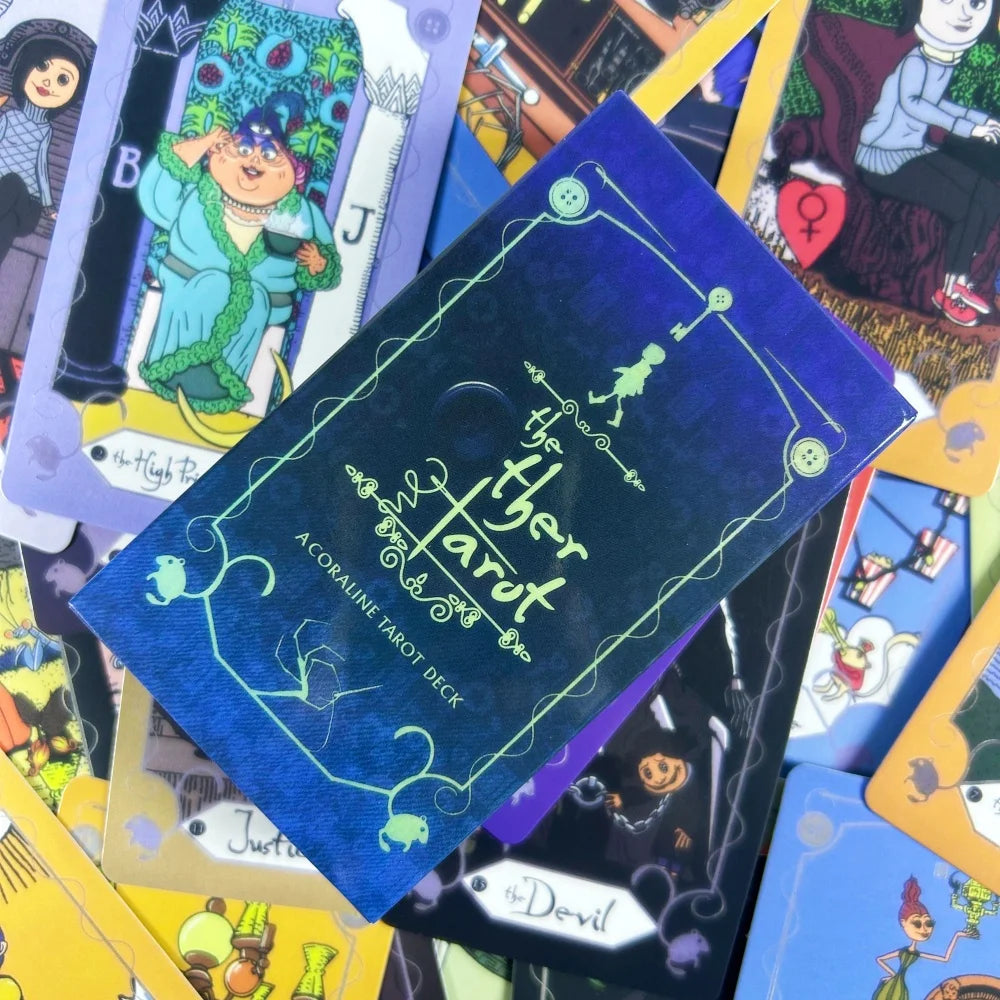 The OTHER Tarot Cards 78 Pcs Tarot Deck The Key That Opens The Door To The Coraline World, Great For Meditation & Party Games