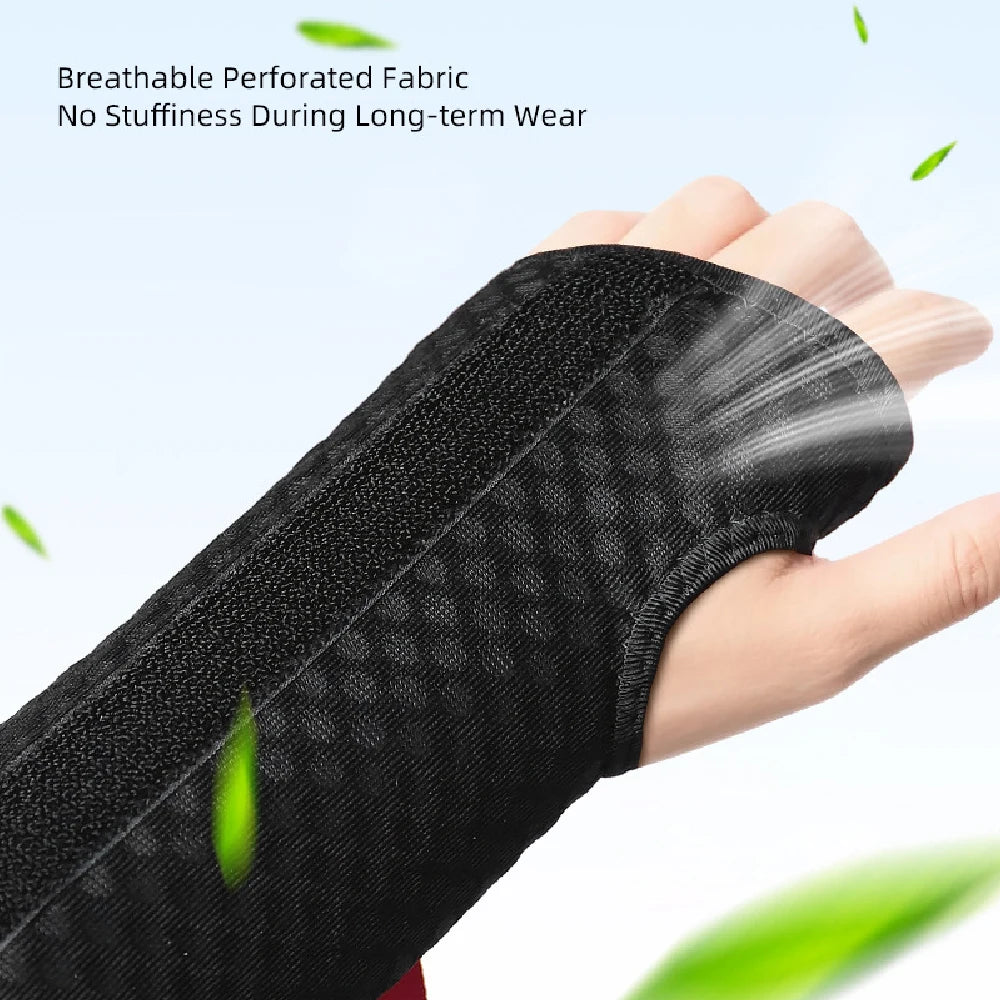 1PCS Carpal Tunnel Wrist Brace – Night Support with 2 Metal Splints,Adjustable Hand Stabilizer for Pain Relief  – Fits Both Hand