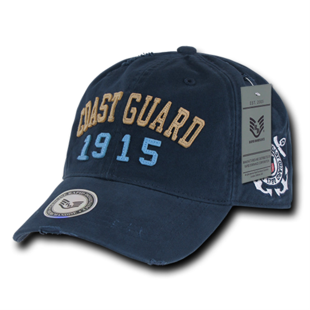 Vintage Athletic Caps, Coast Guard, Navy