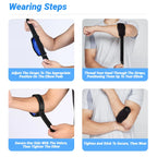 1Pc Sports Adjustable Elbow Brace Compression Arm Support for Tennis Golf Basketball Volleyball Unisex Fitness Tool