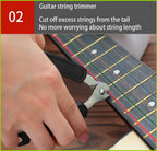 Guitar String Winder 3 IN 1 String Peg Winder + String Cutter + Pin Puller Instrument Guitar Maintenance Tool Repair Tool