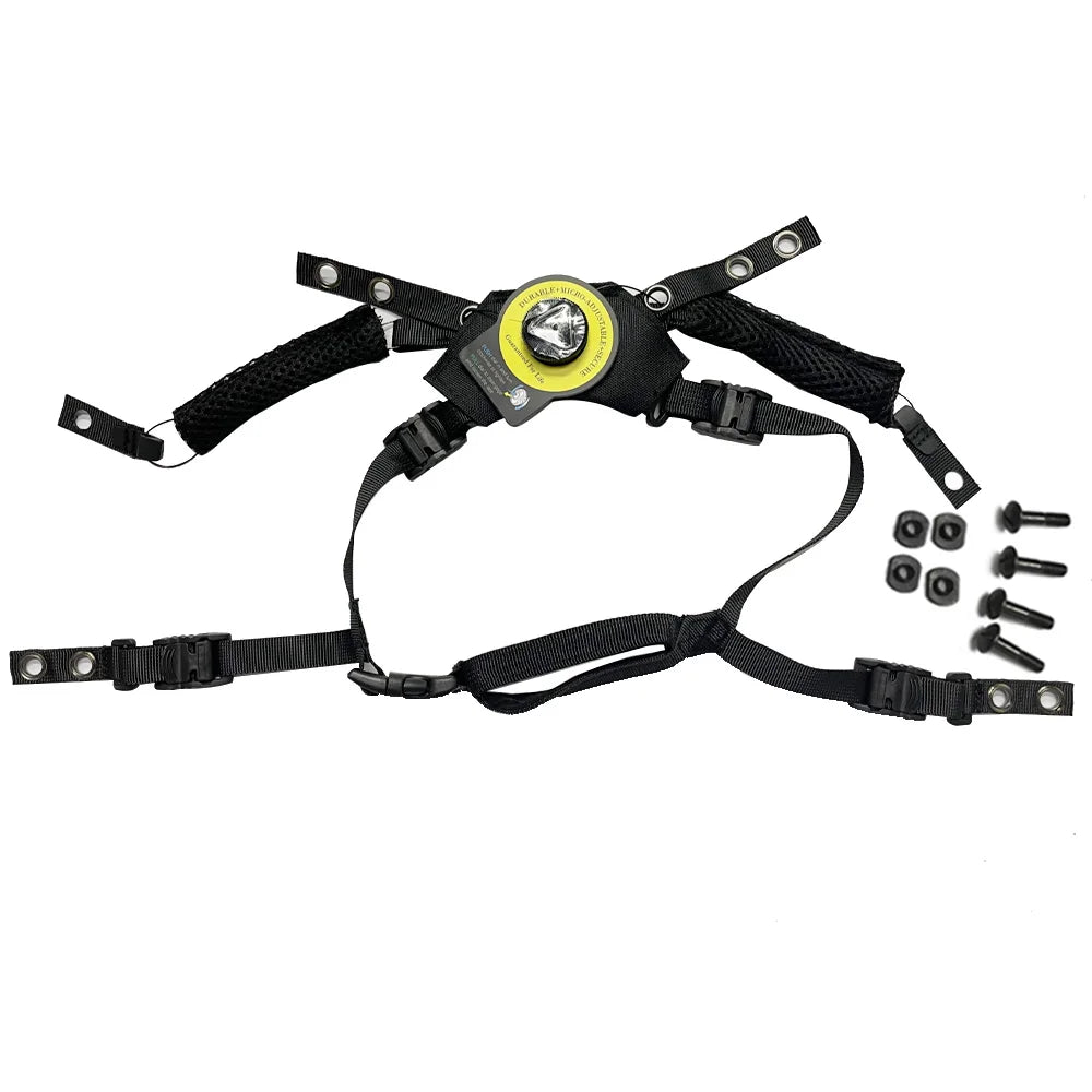 Team Wendy EXFIL Helmet Suspension System & Chin Strap - Compatible with FAST/MICH/ACH Tactical Helmets(No helmat)