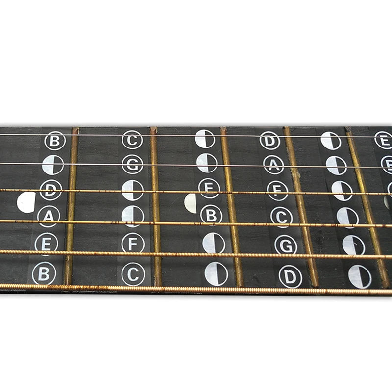 NEW Guitar Fretboard Notes Map Labels Stickers Fingerboard for 6 String Acoustic