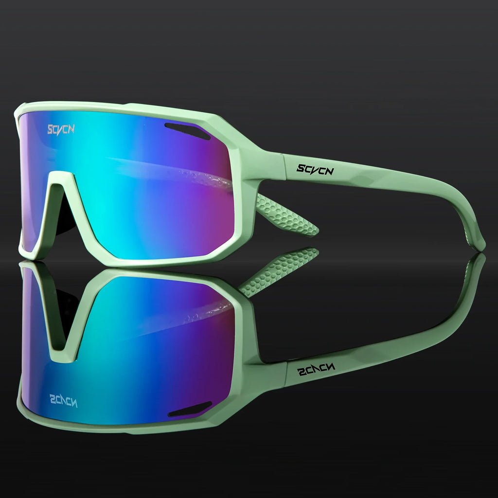 SCVCN Cycling Sunglasses Bike Mountain Driving Glasses Outdoor Sports Hiking Glasses Men's Glasses for Leisure Sunglasses