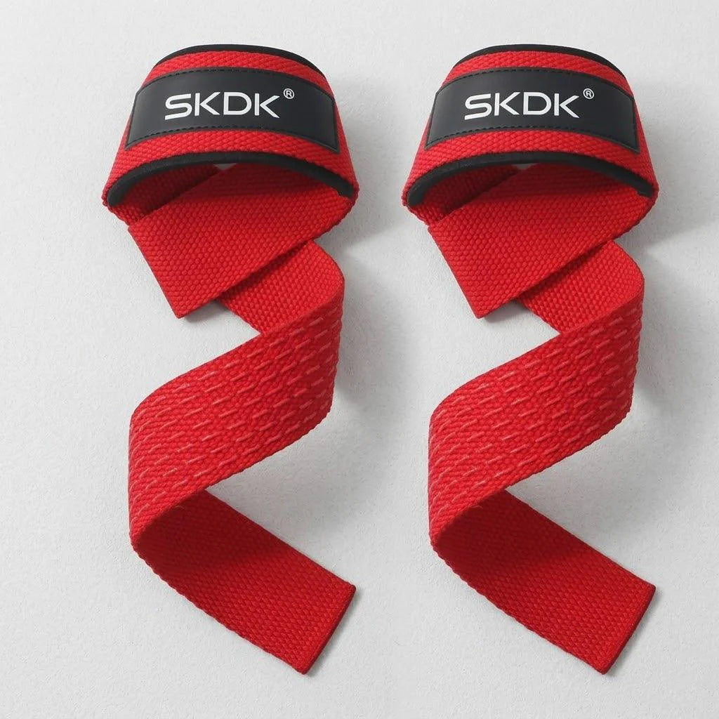 Heavy Duty Cotton Wrist Lifting Straps for Weightlifting Gym Fitness Neoprene Padded Anti Slip Pull Grips Wrist Wraps Support for Powerlifting Bodybuilding Strength Training Workouts for Men and Women 255 Characters