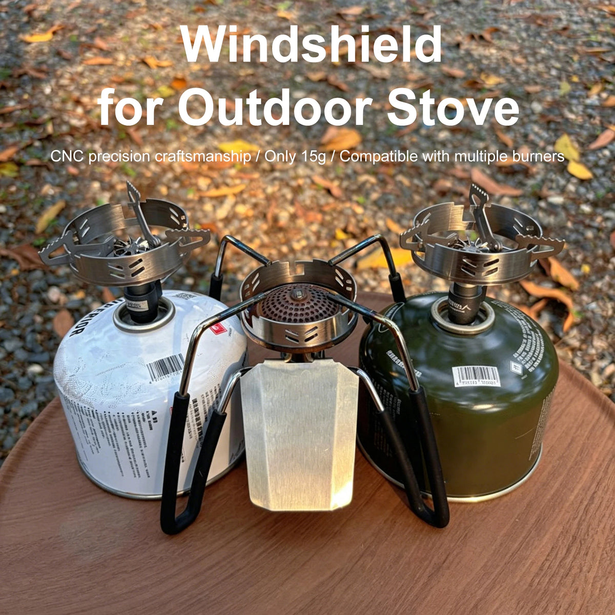 Outdoor Gas Wind Shield Stainless Steel Windproof Ring Camping Stove Support Rack for SOTO Spider Stove ST310 Brothers BRS3000T