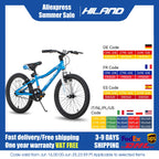 Hiland 20 Inch Kids Mountain Bike for Boys, Girls, Single Speed Kids Bicycles with Dual Handbrakes and Kickstand ﻿