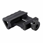 2Pcs 45 Degree Offset Picatinny Weaver 20mm Rail Mount, Side Scope Mount for Optics, Red Dot & Laser Sight
