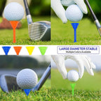 Golf Tees Plastic 83mm Big Cup Plus Scale Tee 50pcs Random Colors Accessories Sport TE007-P