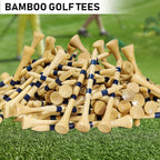 50pcs Bamboo Golf Tees More Durable and Stable TE003-Y