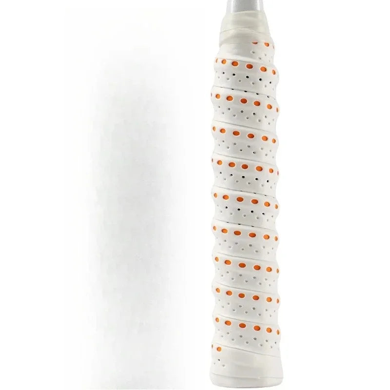 Shock Absorption Anti‑Slip Sport Overgrip Tape Sweatproof Grip Tape for Tennis, Badminton & Sports Equipment with Sweatband