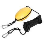 Drift Anchor 9.8m/32.2ft Fishing Drift Anchor Throw Line Sea Drogue Portable Float Buoy Accessory for Marine Boat Yacht Kayak