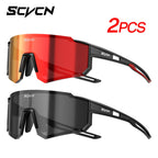 SCVCN New Outdoor Cycling Sunglasses Men MTB Bike Glasses  Sports Hiking Mountain Climbing Women Bicycle Cycling UV400 Goggles