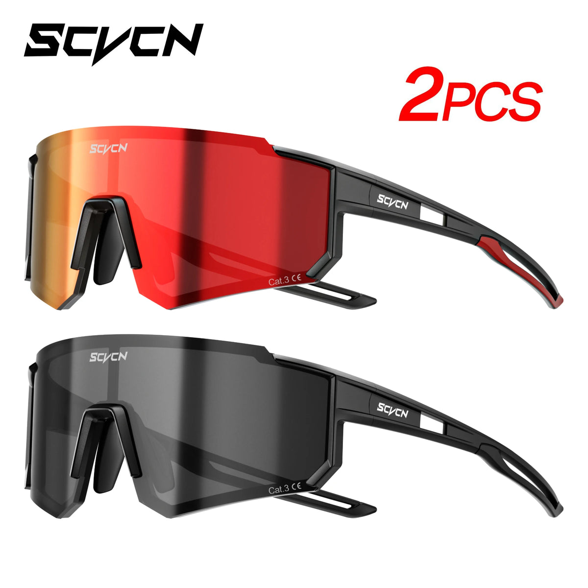 SCVCN New Outdoor Cycling Sunglasses Men MTB Bike Glasses  Sports Hiking Mountain Climbing Women Bicycle Cycling UV400 Goggles
