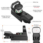 Tactical Red Green Dot Sight Scope Optics scope Red Dot Sight Hunting Optics Reflex Sight with 20mm Rail