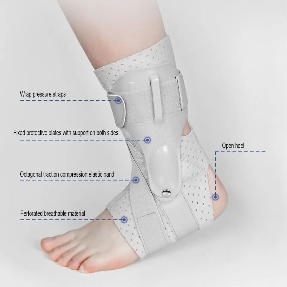 AOLIKES 1PCS Sports Ankle Brace Compression Sleeve for Ankle Sprains, Ankle Support Plantar Fasciitis Socks for Basketball