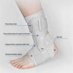 AOLIKES 1PCS Sports Ankle Brace Compression Sleeve for Ankle Sprains, Ankle Support Plantar Fasciitis Socks for Basketball
