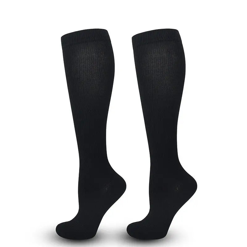 CHUANGERM Compression Socks For Men And Women Elastic Sports Socks For Hiking Running Marathon Flight Relieve Leg Swelling