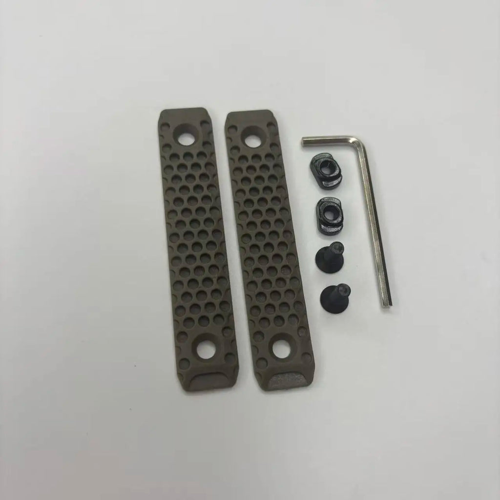 2pcs/set Tactical Nylon Rail Hand Protection M-lok Rail Cover Panel for M-lok System 120MM 80MM MLOK Rail Hand Protection