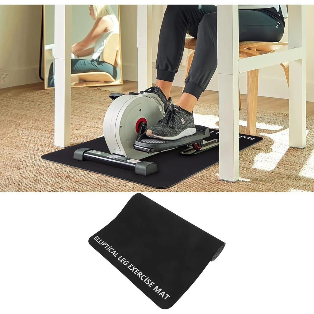 Non-Slip Noise Cancelling Exercise Mat Heavy Duty Floor Protector for Treadmill Bike & Gym Equipment