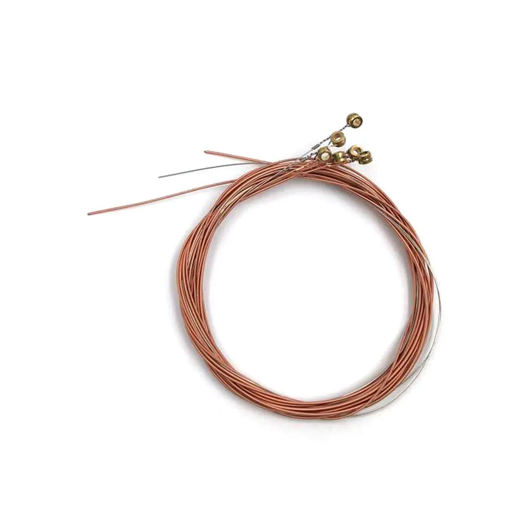 Miwayer Set of 6 Acoustic Guitar Strings, E-A Rainbow Colors, for Folk Acoustic Guitar, Classical Guitar