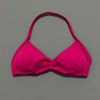 Histello Sports Strappy Bra Women Yoga Tank Bra Seamless High Support Fitness Workout Top Running Exercise Halter Gym Bras
