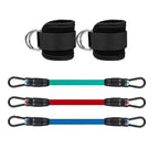 Ankle Straps Resistance Bands Set Fitness Workout Exercise Equipment Ankle Weight Yoga Elastic Fitness Band For Gym Man Woman