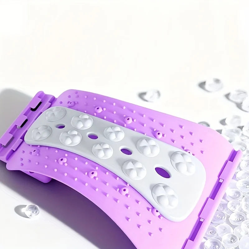 Plum Blossom Top Waist Plate Lumbar Traction Device Lumbar Soothing Stretching Device Straight Back Correction Exercise Back Str
