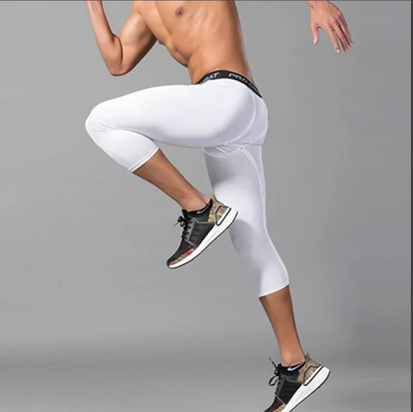 2026 Men's Workout Shorts Running Tights Gym Leggings Tights for Men Yoga Pants Compression Exercise Pant for Men Cycling Tights