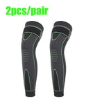 1PC Non-Slip Knee Pads Elastic Long Leg Sleeve Bandage Pressurized Knee Pads Running Sports Warm Leg Protection Accessories