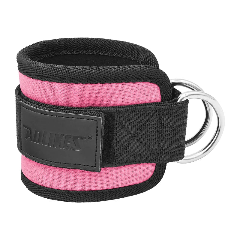 AOLIKES 1PCS Ankle Straps For Cable Machine Kickbacks, Glute Workouts, Lower Body Exercises - Adjustable Leg Straps with Padding
