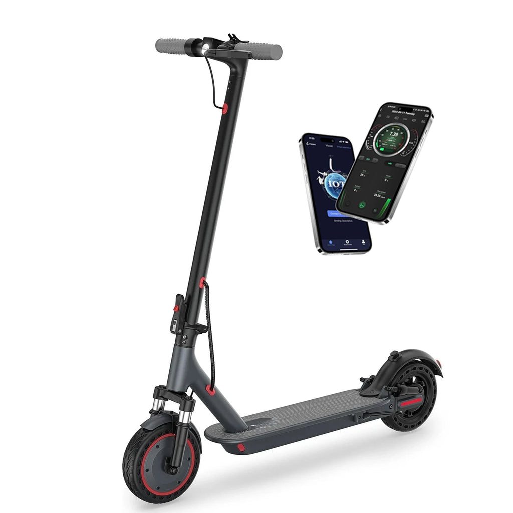 AOVOPRO AP07 Electric Scooter 10.5Ah 19mph APP Smart Control Scooter 8.5inch 23miles Max Range Double shock absorption for Adult