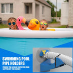 Non-slip Leak Proof Pool Pipe Holders Tube Hangers for Indoor Outdoor Garden Farm Beach Party Water Pipe Fixing