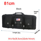 LQARMY 32 38 42 48 inch Tactical Double Rifle Case Molle Rifle Bag Sniper Airsoft Gun Case Backpack Hunting Gun Holster