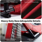 Backyard Golf Practice Net 10x7FT, Hitting Net Set With Chipping Target, Turf Mat, Balls, Tees And Carry Bag Indoor Outdoor