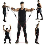 11 Piece Set Of Muscle Training Straps, Multifunctional Fitness Tension Strap, Fitness Tension Training Harness, Elastic Rope