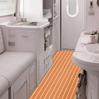 2400X900x6mm Self-Adhesive EVA Foam Decking Sheet Faux Teak Synthetic Boat Marine Flooring Accessories