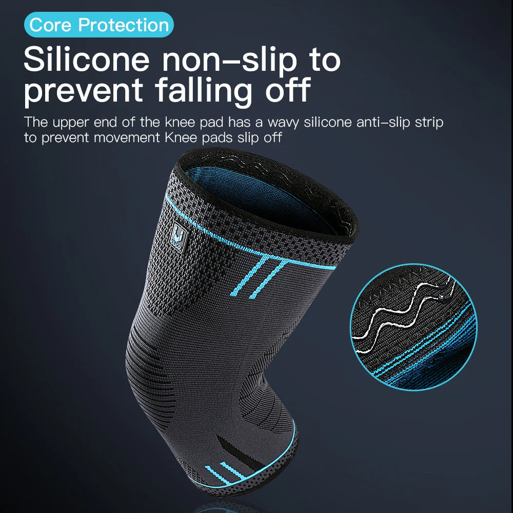 Vilico 1PCS Elastic Knee Pads Nylon Sports Fitness Kneepads Breathable Running Basketball Volleyball Knee Support