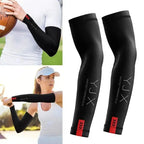 1Pair Summer Arm Sleeves for Running Outdoor Cycling Driving Breathable Ice Silk Elastic Sun Protection Men Women Arm Cover