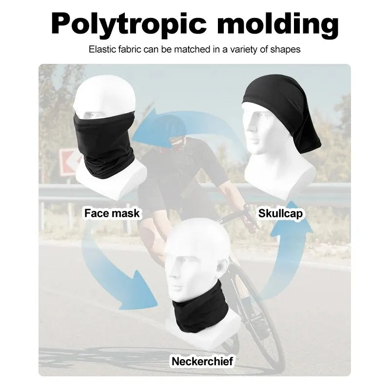 Breathable Sports Face Mask for Bicycle Fishing, Sweat Absorbing and UV Resistant Neck Mask, Suitable for Outdoor Activities
