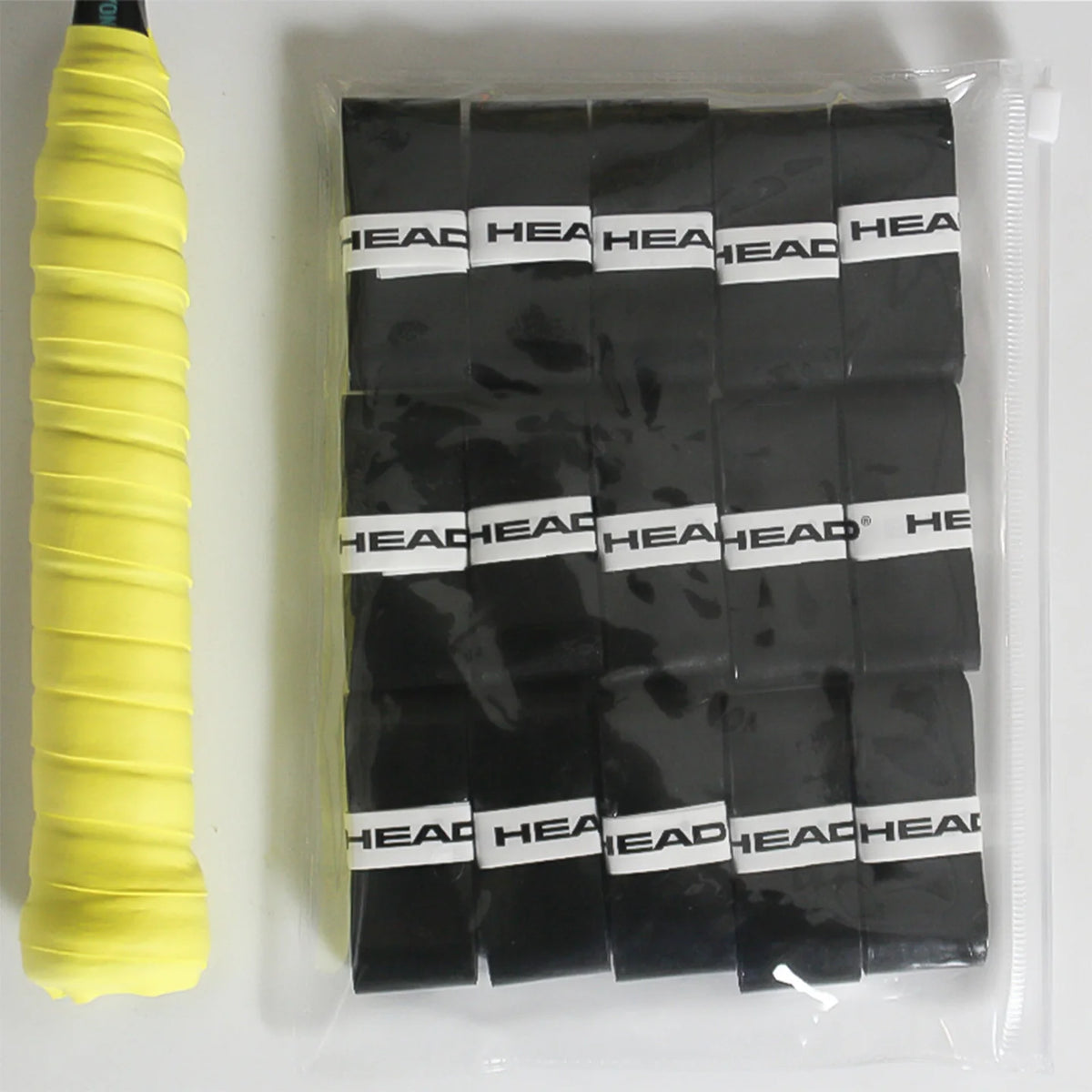 30pcs HEAD Tennis Racket Overgrip Sweat Band Absorption Grip PU Badminton Racket Handle Grip Tennis Griptape Padel Racket Grip