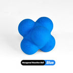 Hexagonal Reaction Ball Fitness Sport Speed Agility Reflex- Skills Training Unpredictable Outdoor Fun Toys