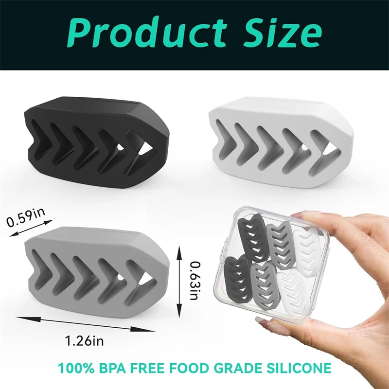 Silicone Jaw Line Exerciser Jawline Chew Ball Fitness Facial Toner Face And Neck Muscle Trainer Chin Cheek Exercise Jawliner