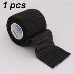 Black Colorful Self Adhesive Elastic Bandage 4.8m Sports Wrap Tape For Knee Support Pads Finger Ankle Palm Wrist Pet Tattoo