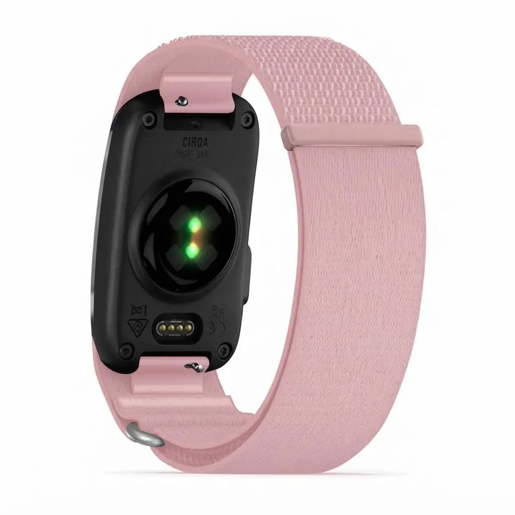 Nylon Strap for Garmin CIRQA Smart Band Sports Fitness Tracker Adjustable Loop Woven Straps Wristband for Men & Women