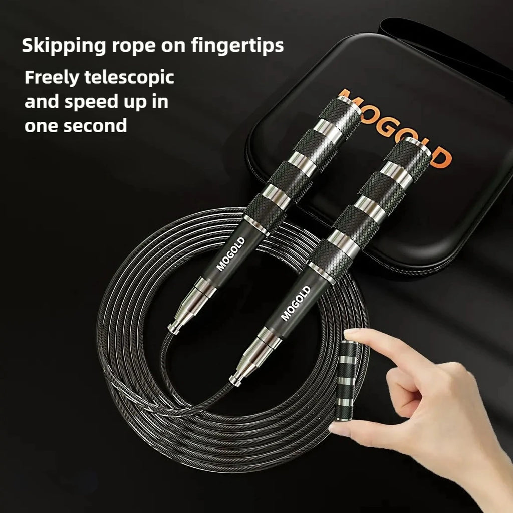 Adjustable Telescopic Jump Rope, Portable Sports Fitness Equipment, Aerobic Exercise At Home, Aluminum Alloy Handle, Cossfit