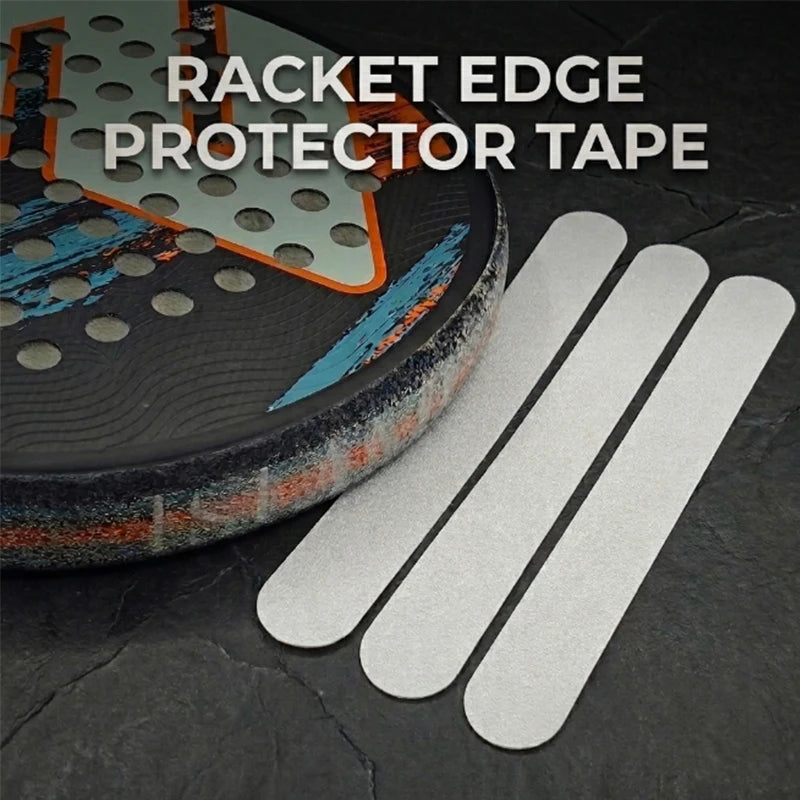Padel Racket Edge Protector Tape Frosted Anti-Scratch Frame Guard Sticker Wear Resistant Padel Accessories for Padel Racket